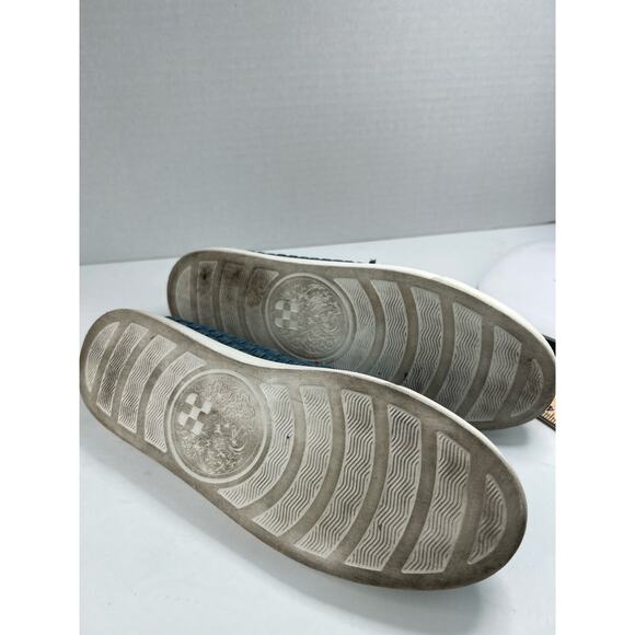 Vince Camuto VC Bimmy Casual Blue Stretch Flat Slip-On Skate Sneaker Size 7 - Picture 7 of 8